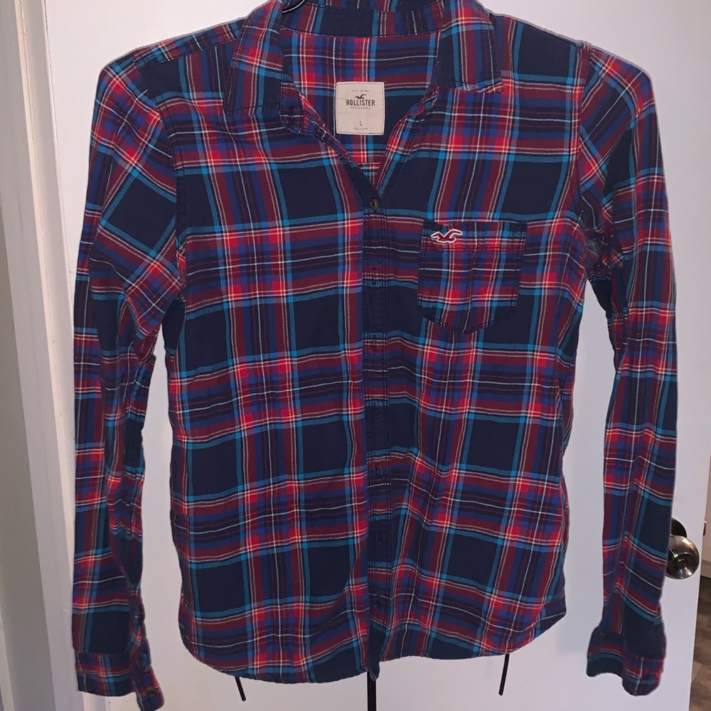 Hollister Plaid Button Up